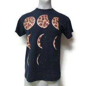 9 Phases of Pepperoni Pizza . Blink black shirt . Medium